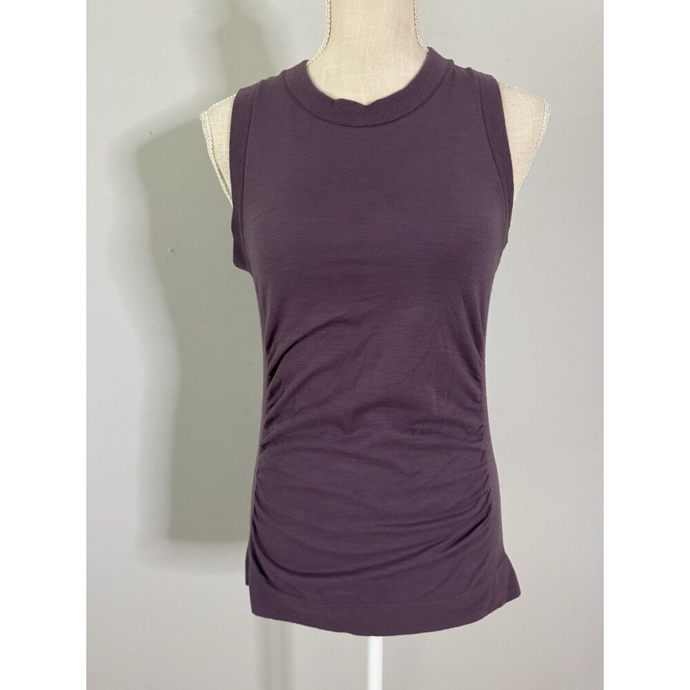 Athleta Foresthill Ascent Tank in Purple Wool Blend Women's Size M Outdoors